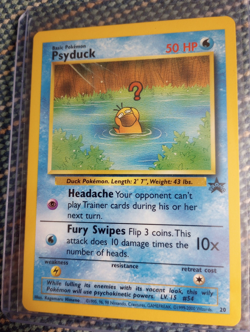 Psyduck WOTC Black Star League Promo #20 1999-2000 Pokemon Vintage - Image 1