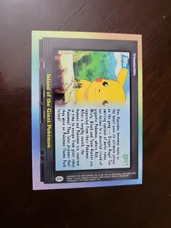 VLP! 2000 Topps Pokemon EP17 Island of the Giant Pokemon Series FOIL BLUE - Image 2