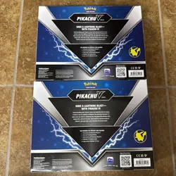 Pokemon TCG: Pikachu V Box, Set Of 2 820650851179 - Image 2