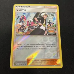 Pokemon TCG Guzma STAFF Regional Championship Promo 115a/147 🔥 - Image 1