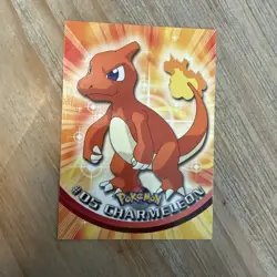 1999 Topps Pokemon TV Animation Series 1 Charmeleon #05 Blue Logo Non Holo CLEAN - Image 1