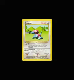 Porygon 1999 Pokemon Game 1st Edition Shadowless 39/102 - RARE - Mint - Image 1