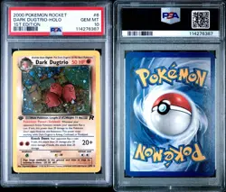 2000 Pokemon PSA 10 Dark Dugtrio 6/82 Team Rocket Holo - Image 2