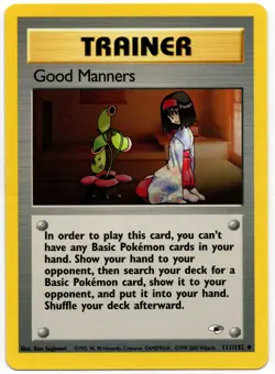 Pokemon - Gym Heroes Good Manners 111/132 NM - Image 1