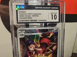 CGC 10 Gem Mint JPN Ariados CHR s8b VMAX Climax 205/184 Pokemon TCG - US SELLER - Image 3