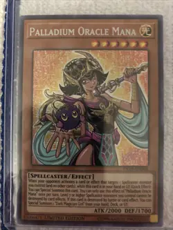 YUGIOH • PALLADIUM ORACLE MANA • PRISMATIC SECRET RARE • TN19-EN004 • NM - Image 1