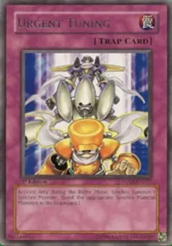 Urgent Tuning - DP08-EN027 - Rare - 1st Edition - Lightly Played - Image 1