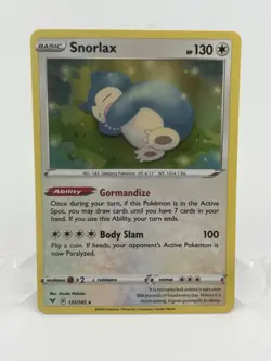 Snorlax 131/185 Swsh04: Vivid Voltage Holo Pokemon Card TCG - Image 1