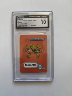 POP 1 Pokemon Master Trainer (2005) Hasbro Alakazam Character Card CGC 10 - Image 1