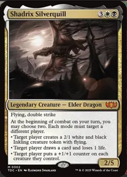 Shadrix Silverquill NM/M Tarkir Dragonstorm Commander MTG Magic Card - Image 1