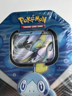 Pokemon Trading Card Game TCG Galar Partners Inteleon V Collectors Tin 4 Booster - Image 2