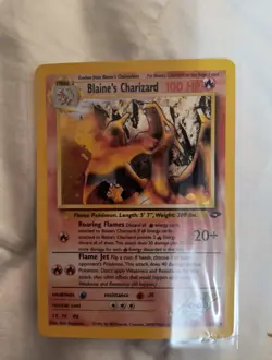 Blaine's Charizard 2/132 Gym Challenge Holo Pokemon Card - Mint - One Owner - Image 1
