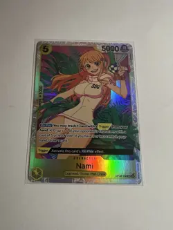 Nami SR OP08-106 ENGLISH ONE PIECE Card Game Two Legends NM - Image 1