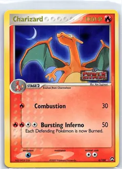 Charizard 6/108 Reverse Holo Stamp Power Keepers - Pokemon Card - LP - Image 1