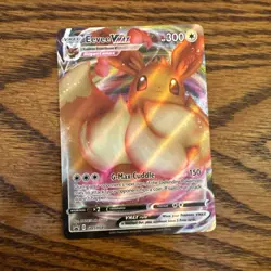 Pokemon TCG Eevee VMAX 300HP G-Max Cuddle Sword & Shield Promo Card - Image 1