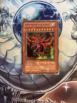 (46) Yu-Gi-Oh Card Slifer the Sky Dragon GBI-001 Secret Rare LP/VLP - Image 1
