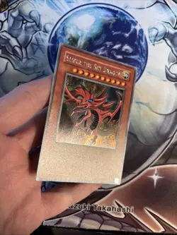 (46) Yu-Gi-Oh Card Slifer the Sky Dragon GBI-001 Secret Rare LP/VLP - Image 3