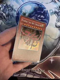 (46) Yu-Gi-Oh Card Slifer the Sky Dragon GBI-001 Secret Rare LP/VLP - Image 4