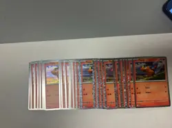 LOT OF (50) Tepig 011/086 White Flare Holo Rare Collection Promo Pokemon Card TC - Image 1
