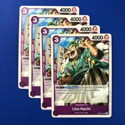 One Piece OP05-061 (Uso-Hachi) x4 | English UC Rare CCG CARD Playset EN Usopp - Image 1