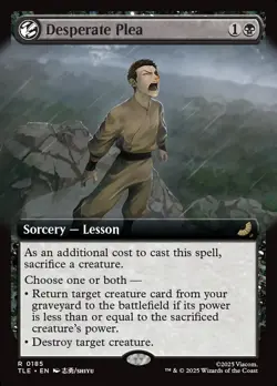 1x - Desperate Plea - Extended Art #185 (Lesson) - Avatar: The Last Airbender - Image 1