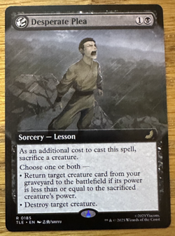 MTG: Avatar: The Last Airbender Eternal-Legal, Desperate Plea - Extended Art - Image 1