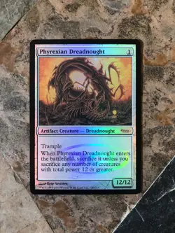 MTG - Phyrexian Dreadnought - Mirage - FOIL - Alt Art -Legacy - WATCH ITEM VIDEO - Image 1