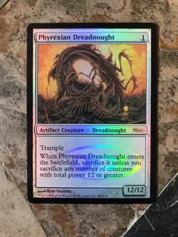 MTG - Phyrexian Dreadnought - Mirage - FOIL - Alt Art -Legacy - WATCH ITEM VIDEO - Image 3