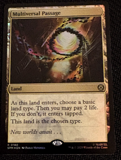 Multiversal Passage (Foil) (0180) (Rare) MTG Marvel's Spider-Man M/NM - Image 1