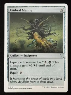 1x MTG Umbral Mantle (White Border) - Mystery Booster 2 (MB2) #101 - Magic - Image 1