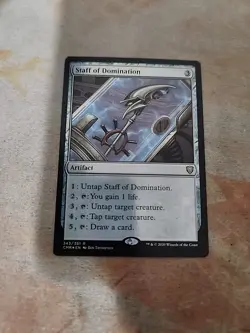 Staff Of Domination Foil Commander Legends MTG LP - Image 1