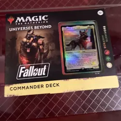 MAGIC THE GATHERING Fallout Commander Deck Scrappy Survivors PIP - Image 1