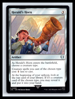 MTG Heralds Horn Lord of the Rings #280 Regular Magic TCG CCG LOTR Near Mint - Image 1