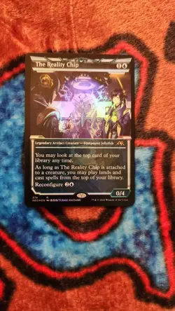 The Reality Chip (Showcase) Kamigawa: Neon Dynasty 374 NM FOIL - Image 1