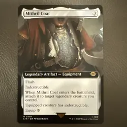Mithril Coat MTG Lord Of The Rings Expanded Art Rare - Unplayed #0379 - Image 1