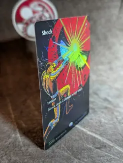 MTG, Shock (#027), Marvel Universe: Spiderman, Foil, NM Full Art Mythic - Image 4