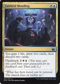 Faithful Mending Innistrad: Midnight Hunt Regular - Image 1