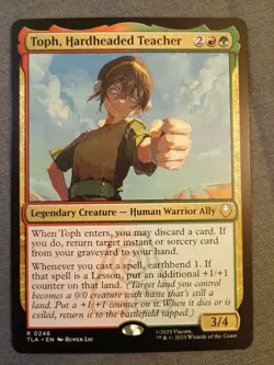 1 x Toph, Hardheaded Teacher - Avatar: The Last Airbender - NM - MTG R 0246 - Image 1