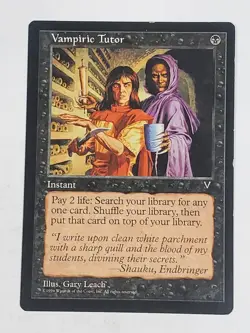 MTG Vampiric Tutor (Visions/Black/R) - BGM - Image 1
