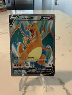 Pokemon TCG Charizard V Full Art 153/172 Brilliant Stars Ultra Rare NM - Image 1
