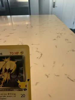 Rocket's Zapdos 15/132 Celebrations: Classic Collection Holo Pokemon TCG English - Image 3