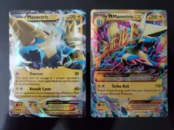 Manectric EX 23/119 M Manectric EX 120/119 Secret Rare Pokemon Phantom Forces NM - Image 1