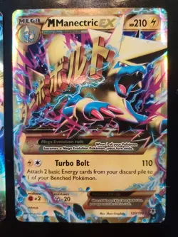 Manectric EX 23/119 M Manectric EX 120/119 Secret Rare Pokemon Phantom Forces NM - Image 5