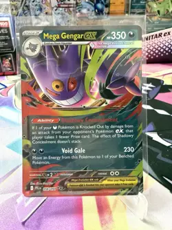 Mega Gengar Ex Phantasmal Flames 056/094 - Free Same Day Shipping ??? FRESH PULL - Image 1