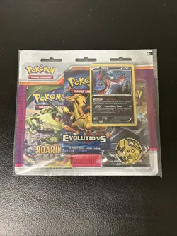 Pokemon TCG: Roaring Skies/Evolutions/Steam Siege 3 Pack Blister Yveltal NFS - Image 1