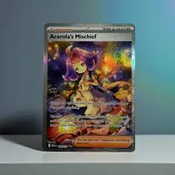 Acerola's Mischief Special Illustration Rare 183/132 Mega Evolution Pokemon - Image 1