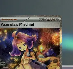 Acerola's Mischief Special Illustration Rare 183/132 Mega Evolution Pokemon - Image 4