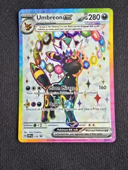 Pokemon TCG Prismatic Evolutions - Umbreon EX Promo 176 & Espeon EX Promo 176 - Image 2