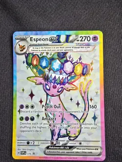 Pokemon TCG Prismatic Evolutions - Umbreon EX Promo 176 & Espeon EX Promo 176 - Image 4