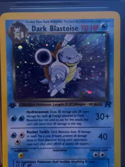 2000 Pokemon Dark Blastoise 3/82 Team Rocket Holo 1st Edition BGS 9 - Image 2